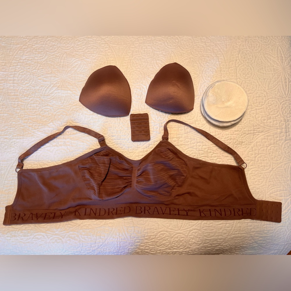 Kindred bravely sublime convertible nursing/pumping bra, purple “twilight” Large